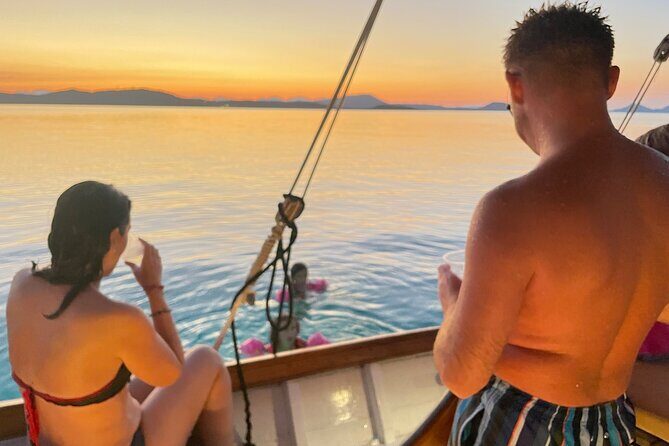Sunset Tour on Vintage Sailing Ship to Tavolara. - Stop 1: Punta Coda Cavallo and the protected coastline